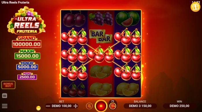 Ultra Reels Fruteria - kombination med kirsebær vundet